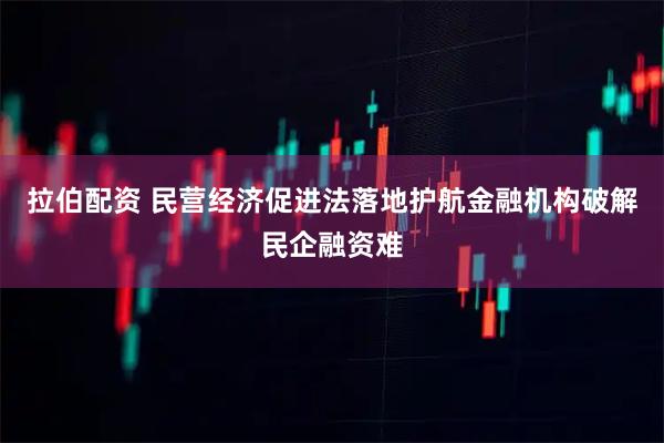 拉伯配资 民营经济促进法落地护航金融机构破解民企融资难