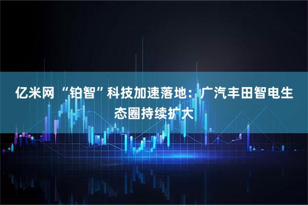 亿米网 “铂智”科技加速落地：广汽丰田智电生态圈持续扩大