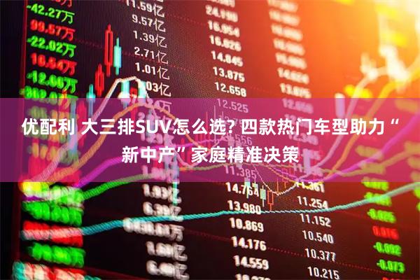 优配利 大三排SUV怎么选? 四款热门车型助力“新中产”家庭精准决策